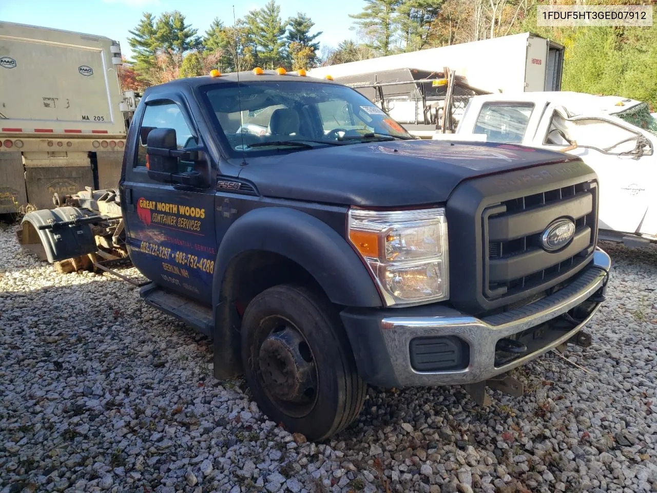 2016 Ford F550 Super Duty VIN: 1FDUF5HT3GED07912 Lot: 75745894