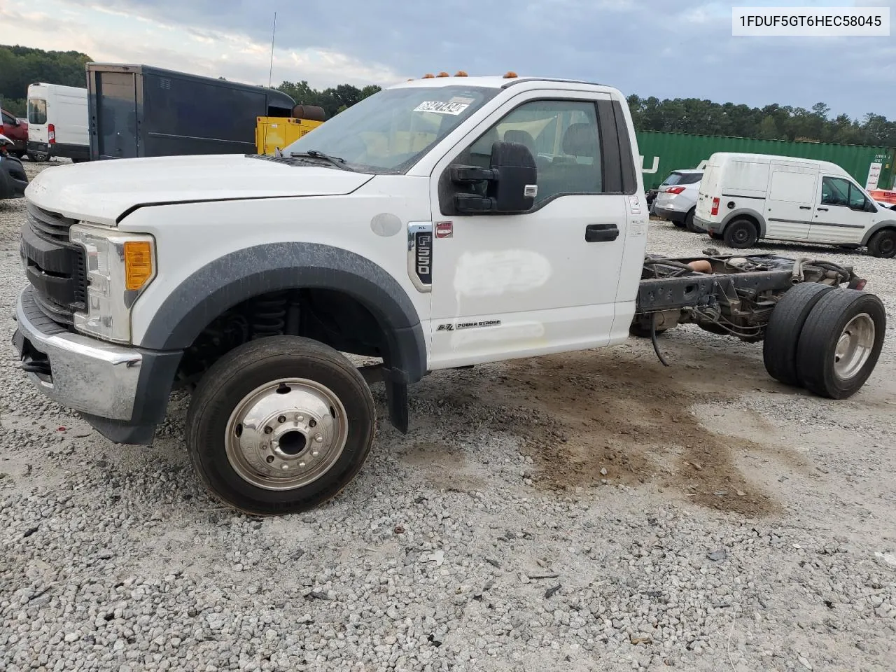 2017 Ford F550 Super Duty VIN: 1FDUF5GT6HEC58045 Lot: 68421434