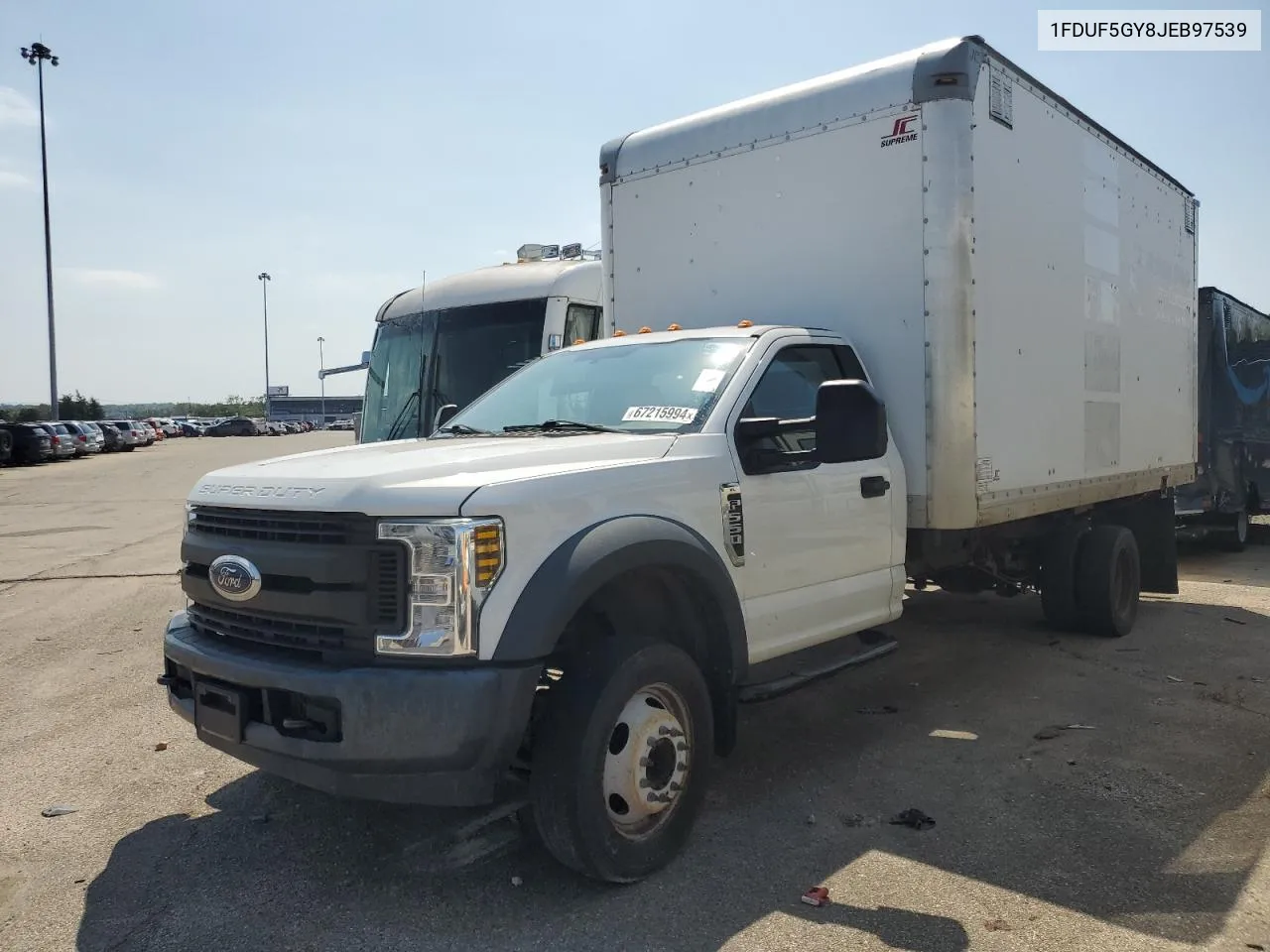 2018 Ford F550 Super Duty VIN: 1FDUF5GY8JEB97539 Lot: 67215994