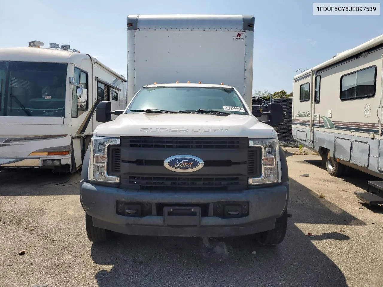 2018 Ford F550 Super Duty VIN: 1FDUF5GY8JEB97539 Lot: 67215994