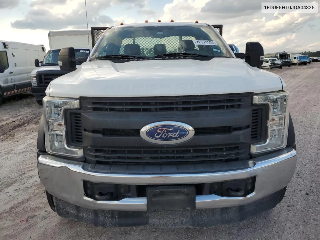 2018 Ford F550 Super Duty VIN: 1FDUF5HT0JDA04325 Lot: 72571604