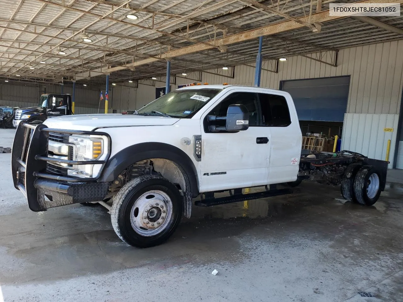 2018 Ford F550 Super Duty VIN: 1FD0X5HT8JEC81052 Lot: 73127844