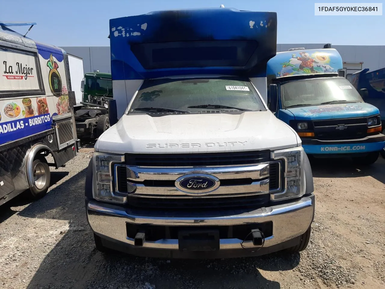 2019 Ford F550 Super Duty VIN: 1FDAF5GY0KEC36841 Lot: 61041044