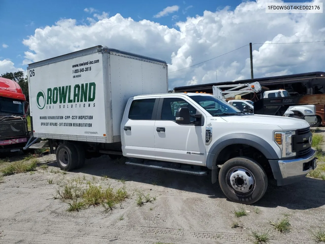 2019 Ford F550 Super Duty VIN: 1FD0W5GT4KED02176 Lot: 69183564