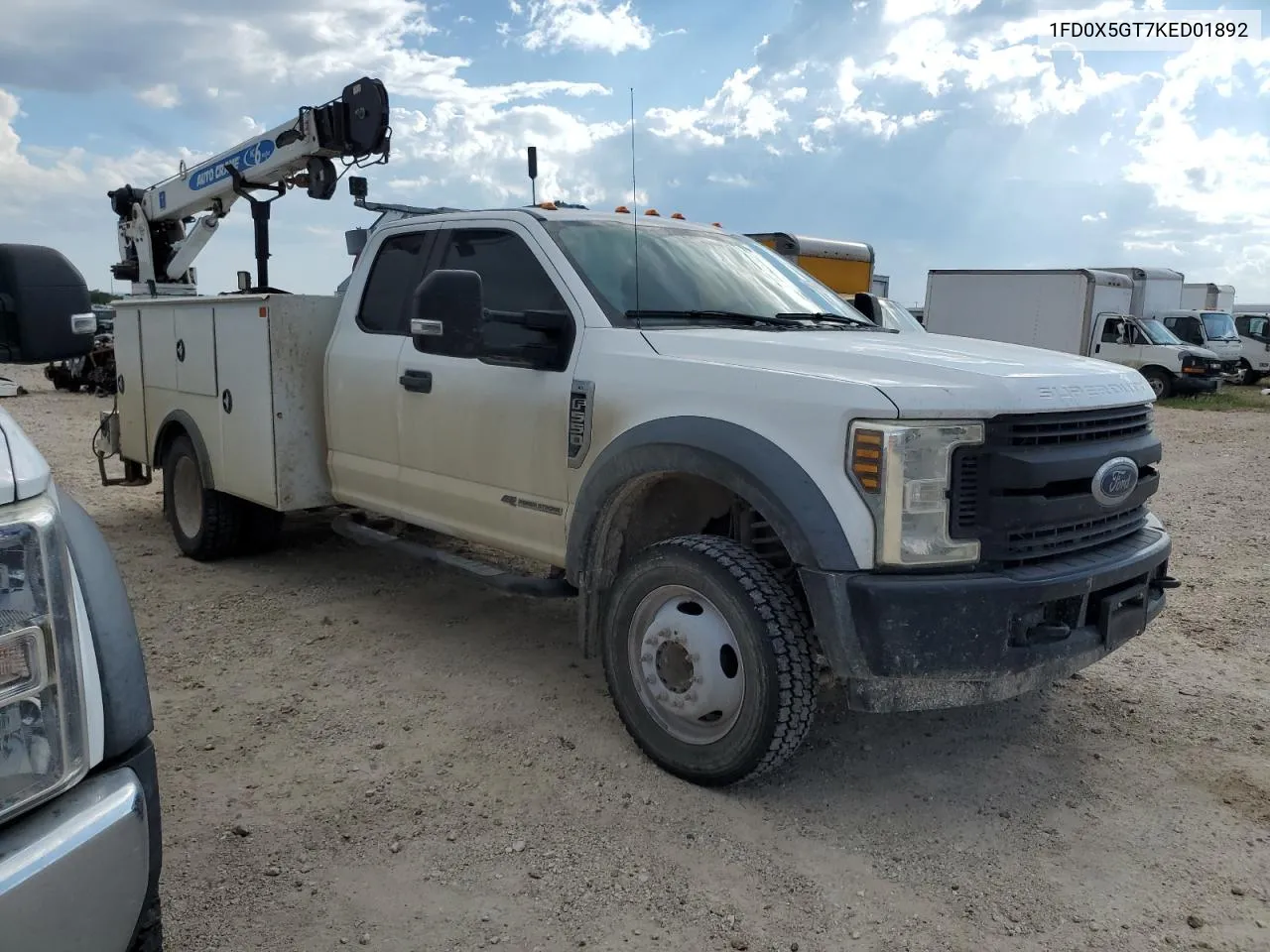 2019 Ford F550 Super Duty VIN: 1FD0X5GT7KED01892 Lot: 72207314