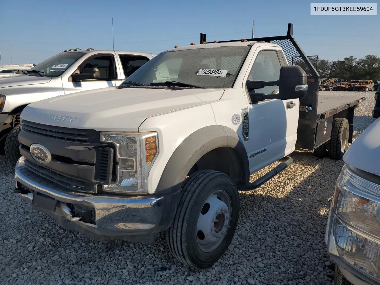 2019 Ford F550 Super Duty VIN: 1FDUF5GT3KEE59604 Lot: 75293404