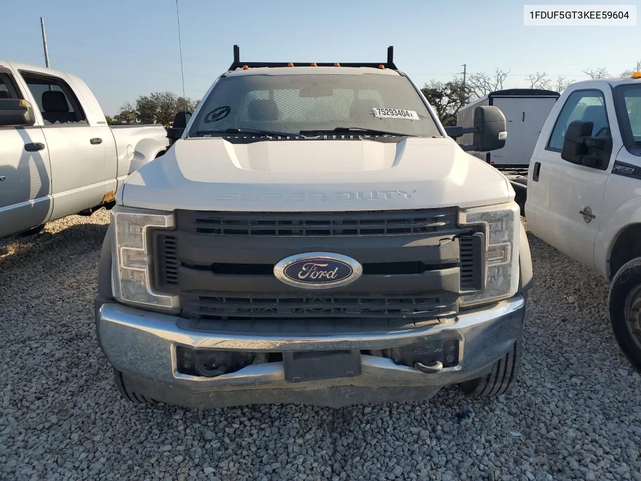 2019 Ford F550 Super Duty VIN: 1FDUF5GT3KEE59604 Lot: 75293404