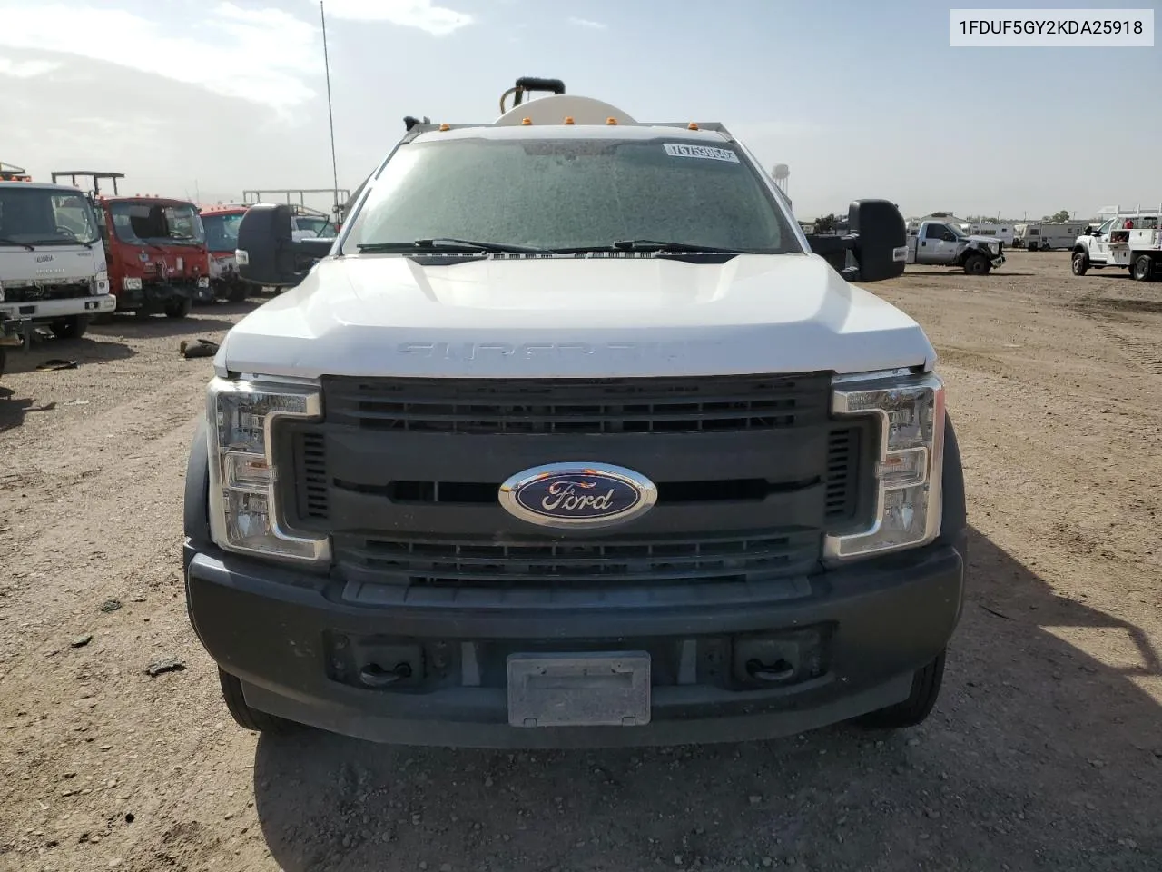 2019 Ford F550 Super Duty VIN: 1FDUF5GY2KDA25918 Lot: 76753964