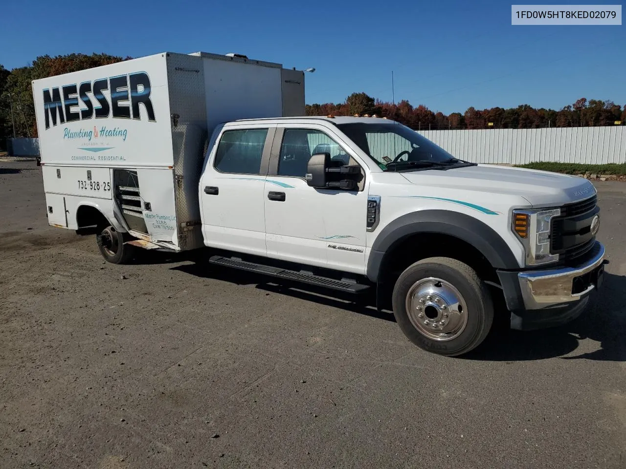 2019 Ford F550 Super Duty VIN: 1FD0W5HT8KED02079 Lot: 77007374