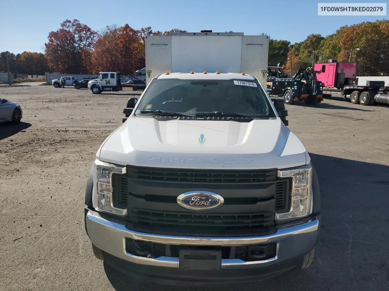 2019 Ford F550 Super Duty VIN: 1FD0W5HT8KED02079 Lot: 77007374