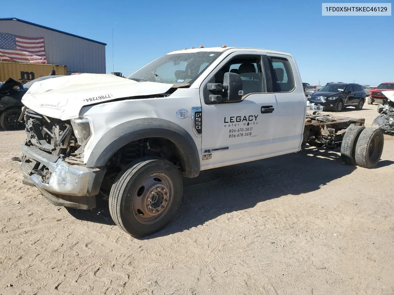 2019 Ford F550 Super Duty VIN: 1FD0X5HT5KEC46129 Lot: 77067284