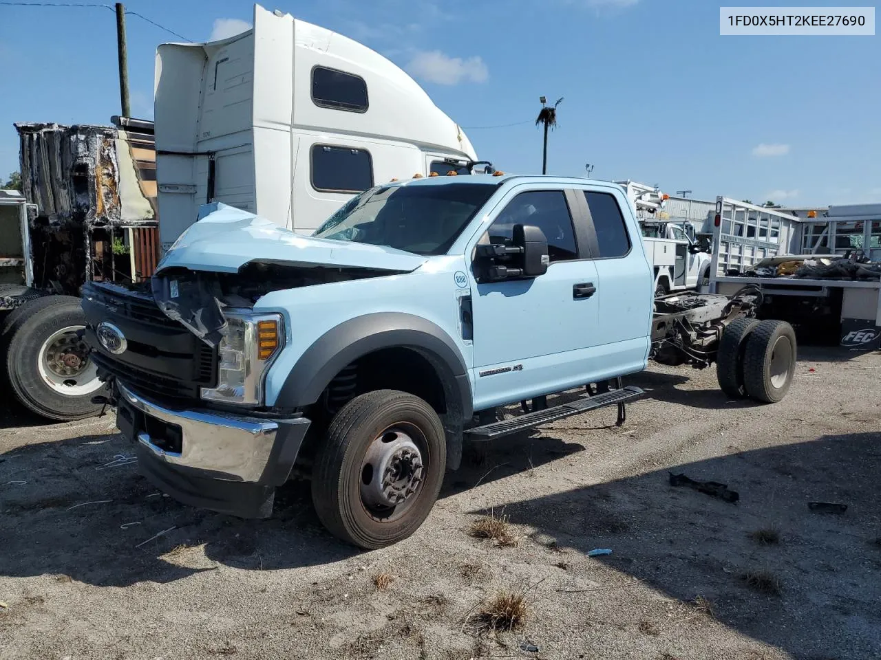 2019 Ford F550 Super VIN: 1FD0X5HT2KEE27690 Lot: 78108984