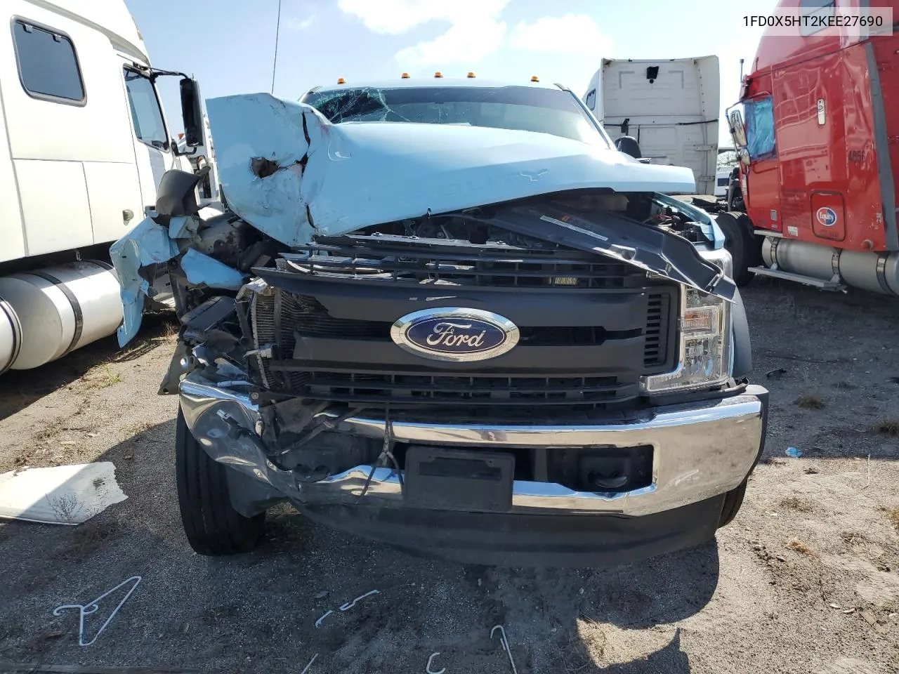 2019 Ford F550 Super VIN: 1FD0X5HT2KEE27690 Lot: 78108984