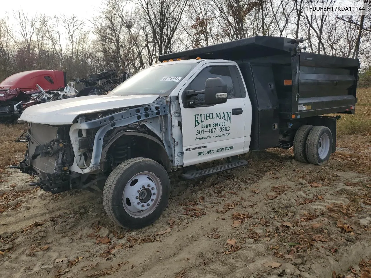 2019 Ford F550 Super Duty VIN: 1FDUF5HT7KDA11144 Lot: 78719364