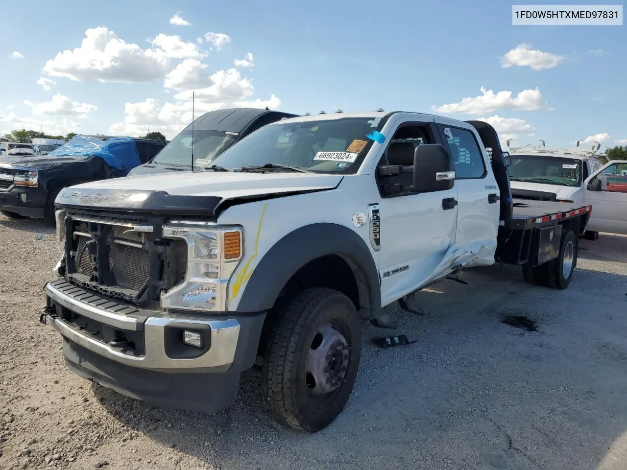 2021 Ford F550 Super Duty VIN: 1FD0W5HTXMED97831 Lot: 66923024