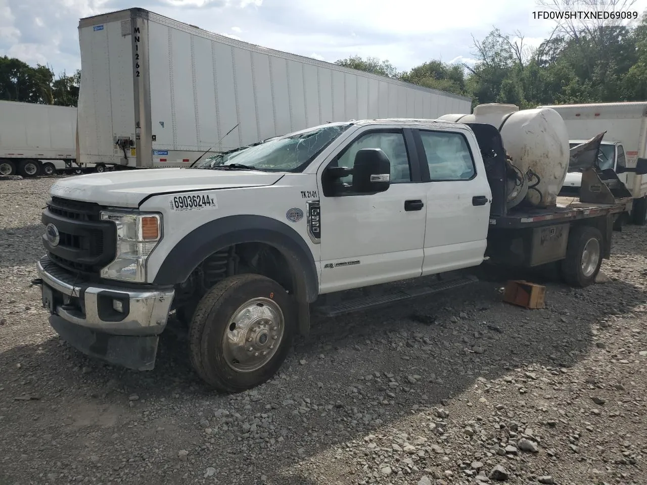 2022 Ford F550 Super Duty VIN: 1FD0W5HTXNED69089 Lot: 69036244