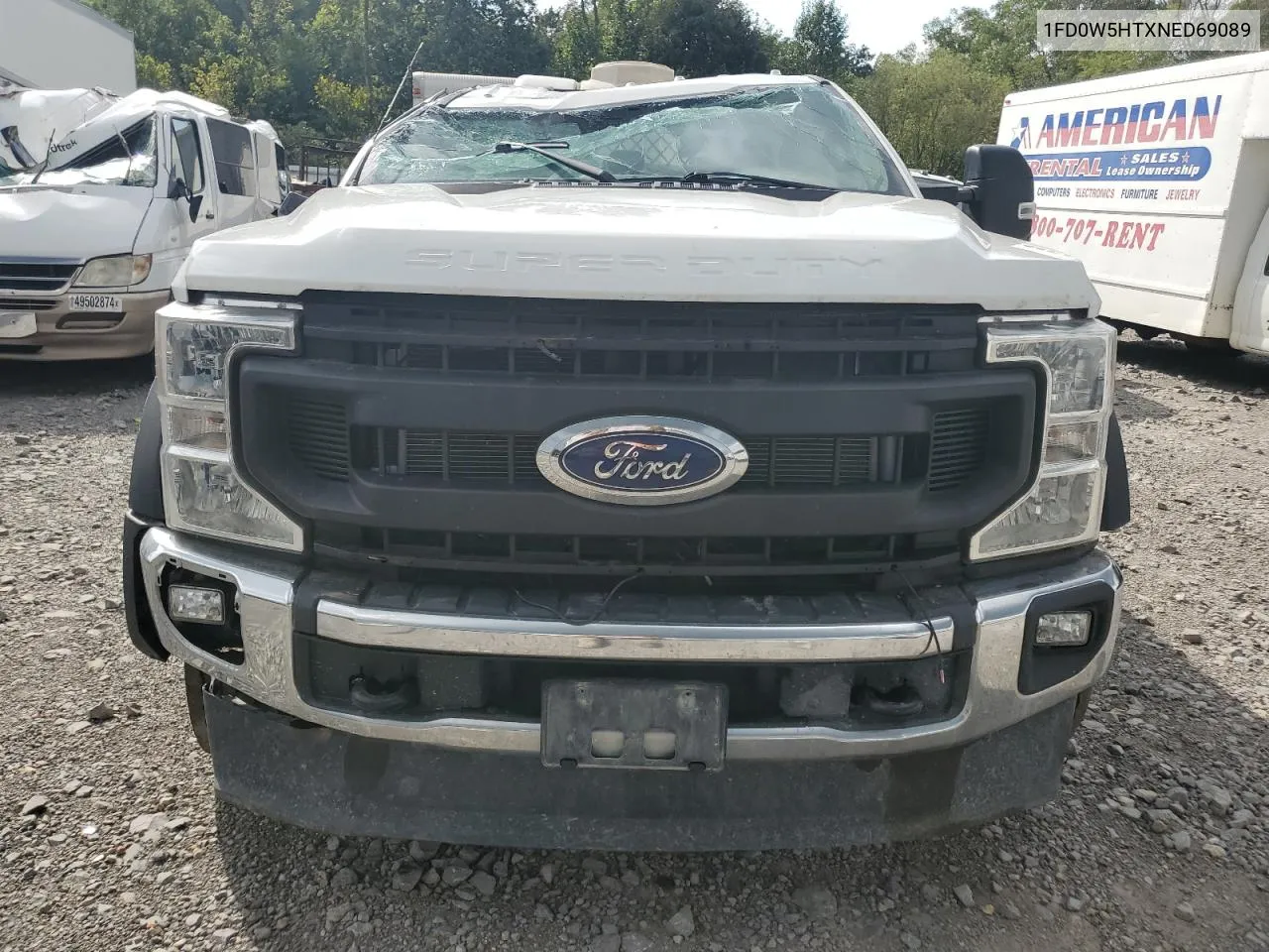 2022 Ford F550 Super Duty VIN: 1FD0W5HTXNED69089 Lot: 69036244