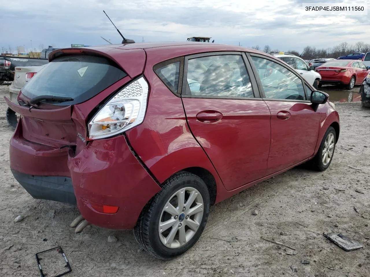 2011 Ford Fiesta Se VIN: 3FADP4EJ5BM111560 Lot: 43393793