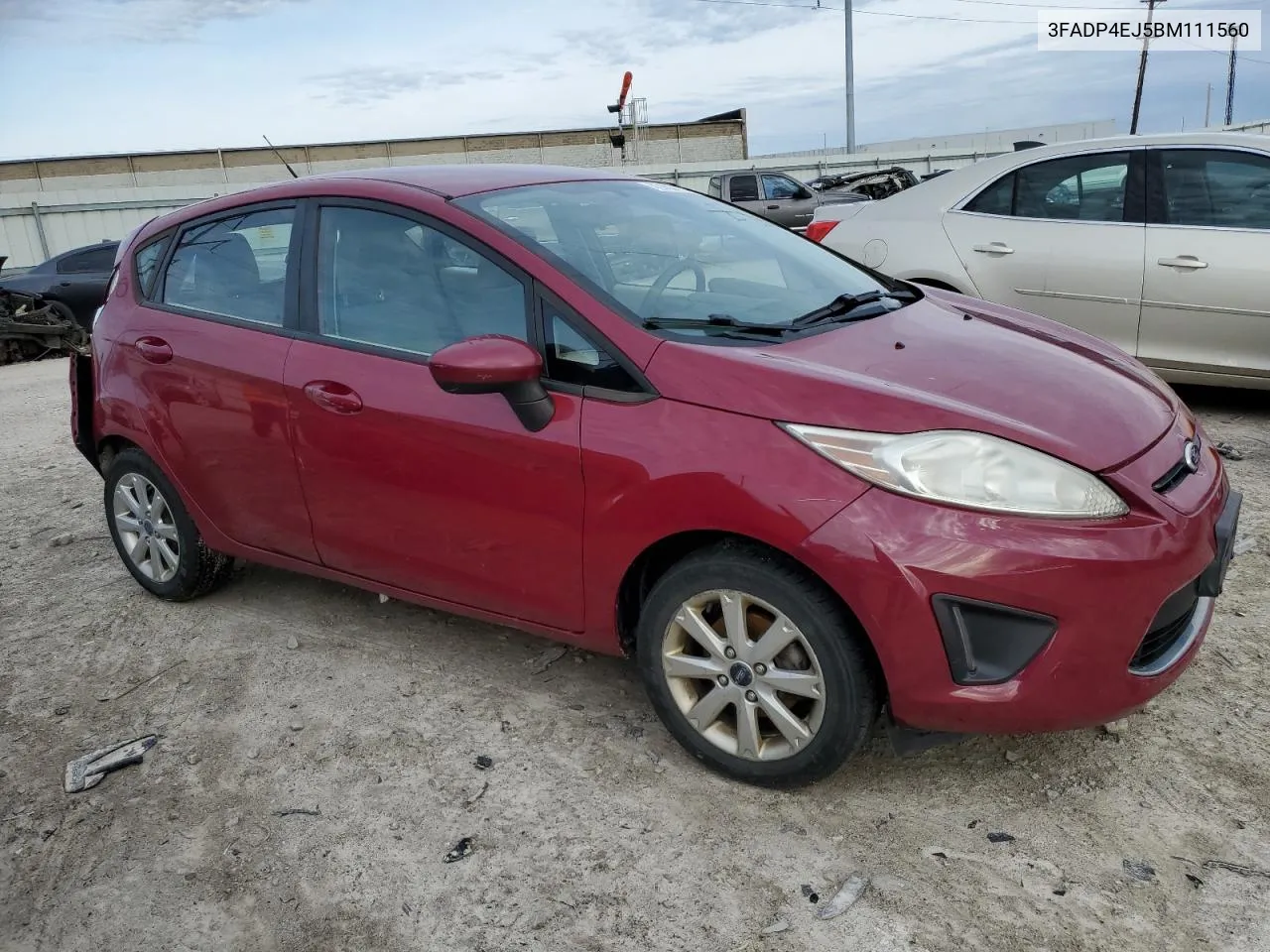 2011 Ford Fiesta Se VIN: 3FADP4EJ5BM111560 Lot: 43393793