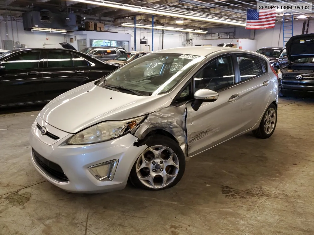 2011 Ford Fiesta Ses VIN: 3FADP4FJ3BM109403 Lot: 53321694