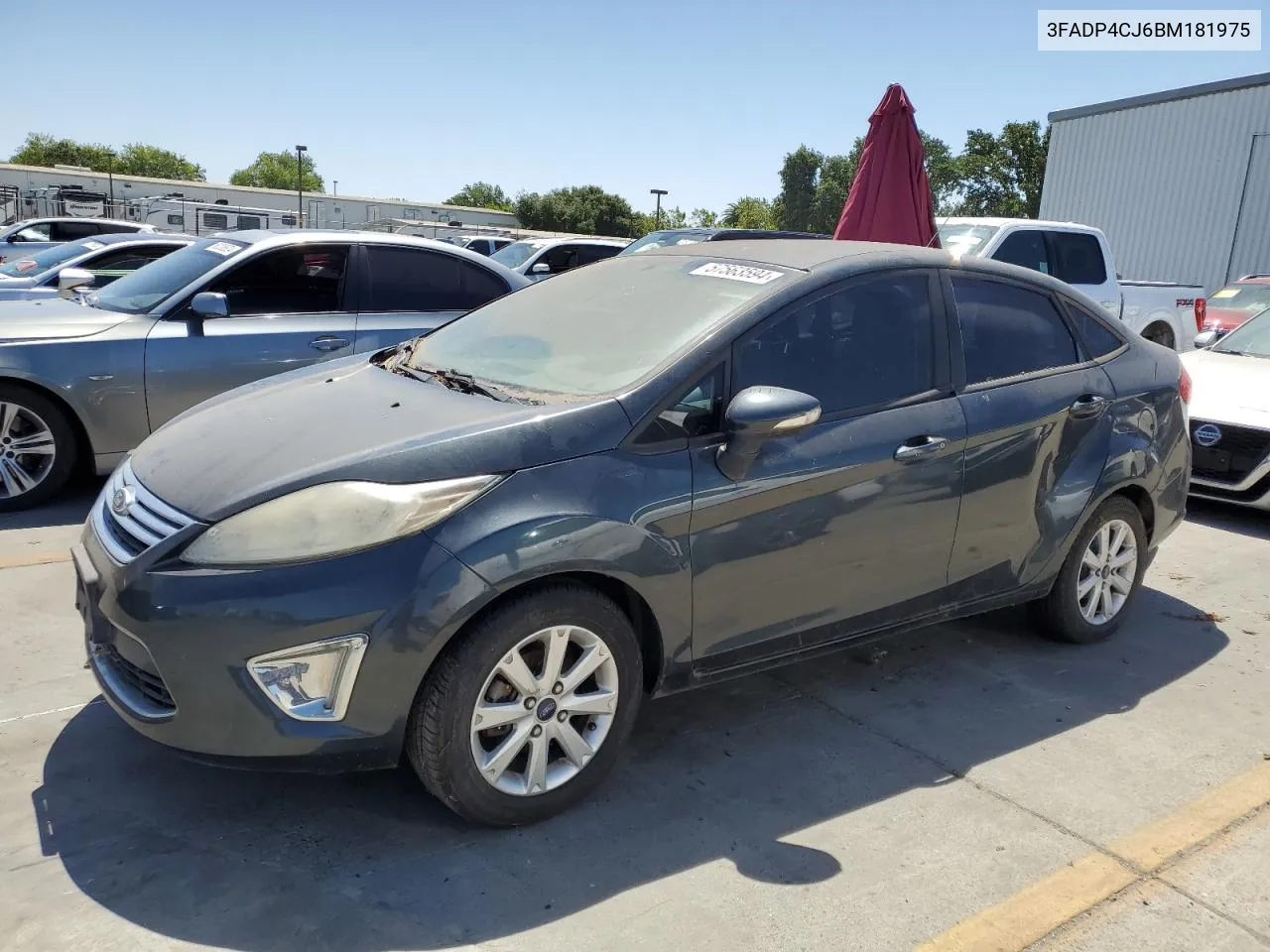 2011 Ford Fiesta Sel VIN: 3FADP4CJ6BM181975 Lot: 57563594