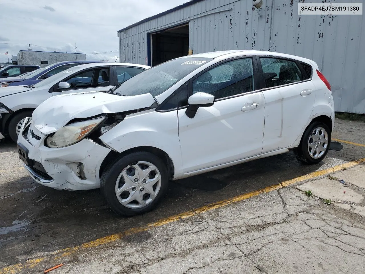 2011 Ford Fiesta Se VIN: 3FADP4EJ7BM191380 Lot: 59695354