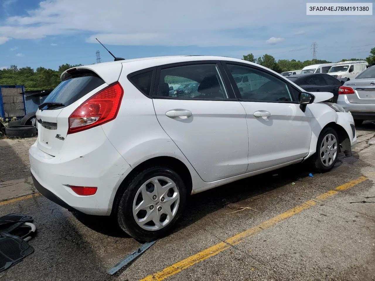 2011 Ford Fiesta Se VIN: 3FADP4EJ7BM191380 Lot: 59695354