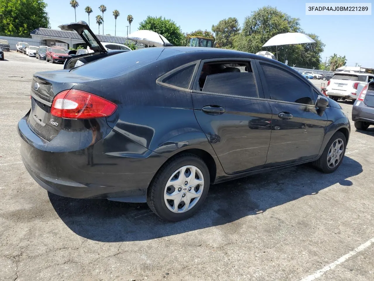 2011 Ford Fiesta S VIN: 3FADP4AJ0BM221289 Lot: 62875263