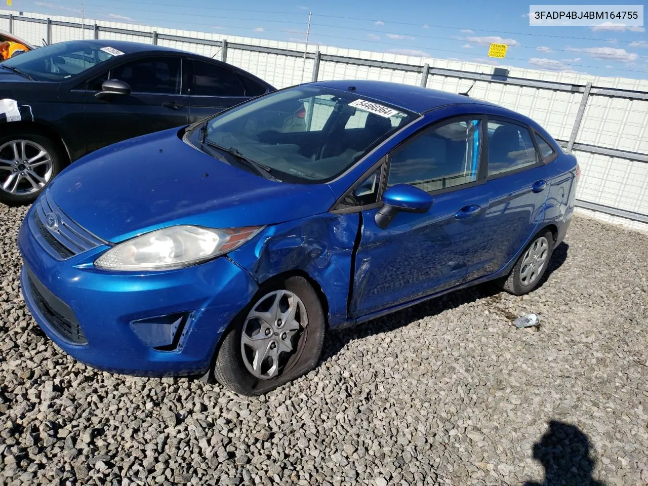 2011 Ford Fiesta Se VIN: 3FADP4BJ4BM164755 Lot: 65493844