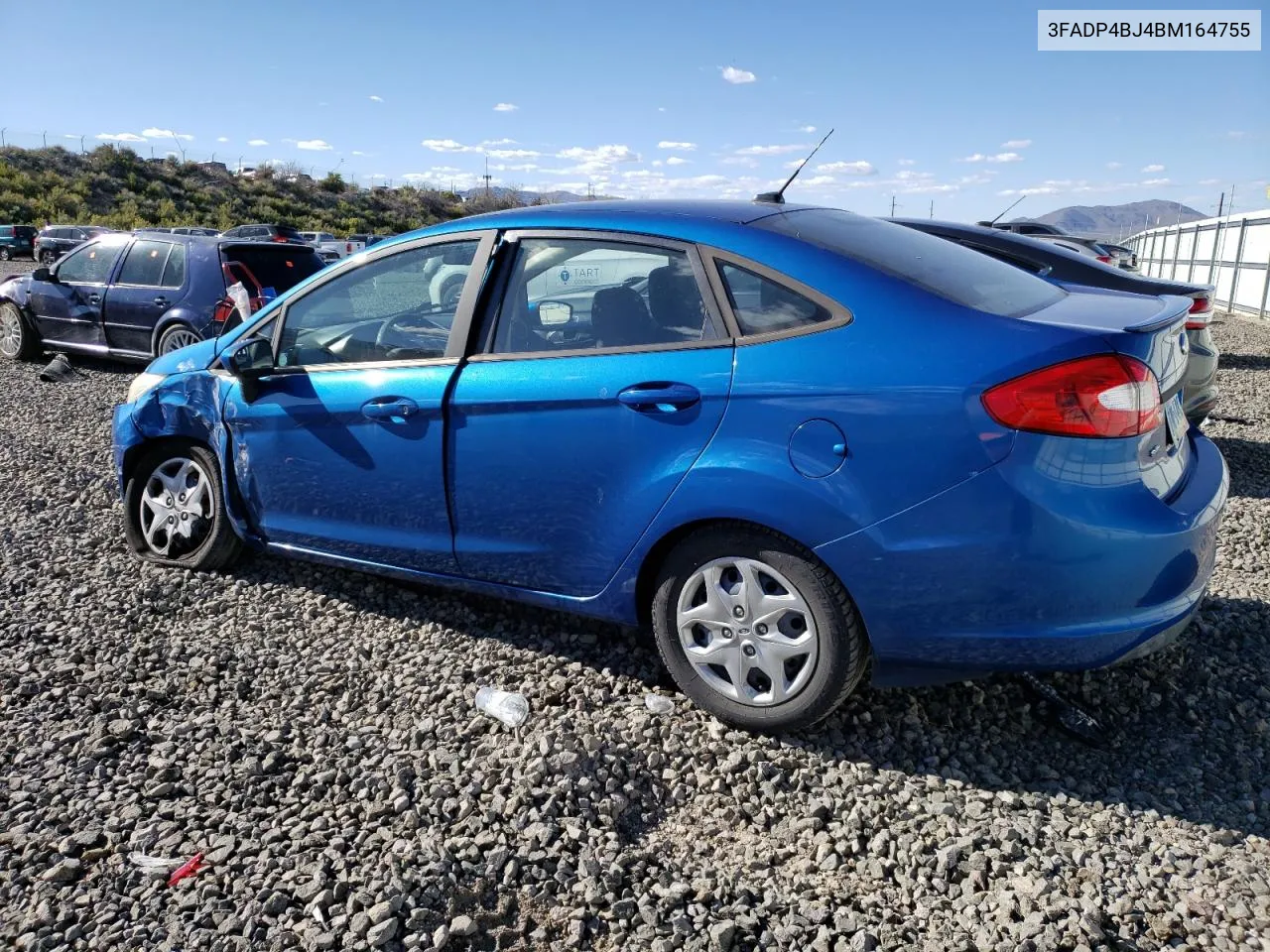 2011 Ford Fiesta Se VIN: 3FADP4BJ4BM164755 Lot: 65493844