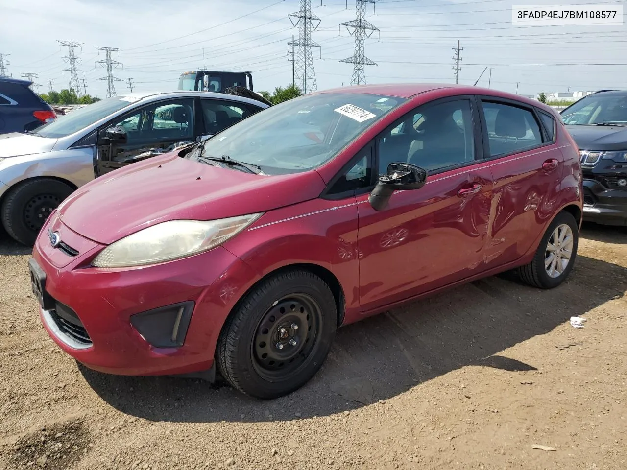 2011 Ford Fiesta Se VIN: 3FADP4EJ7BM108577 Lot: 66297714