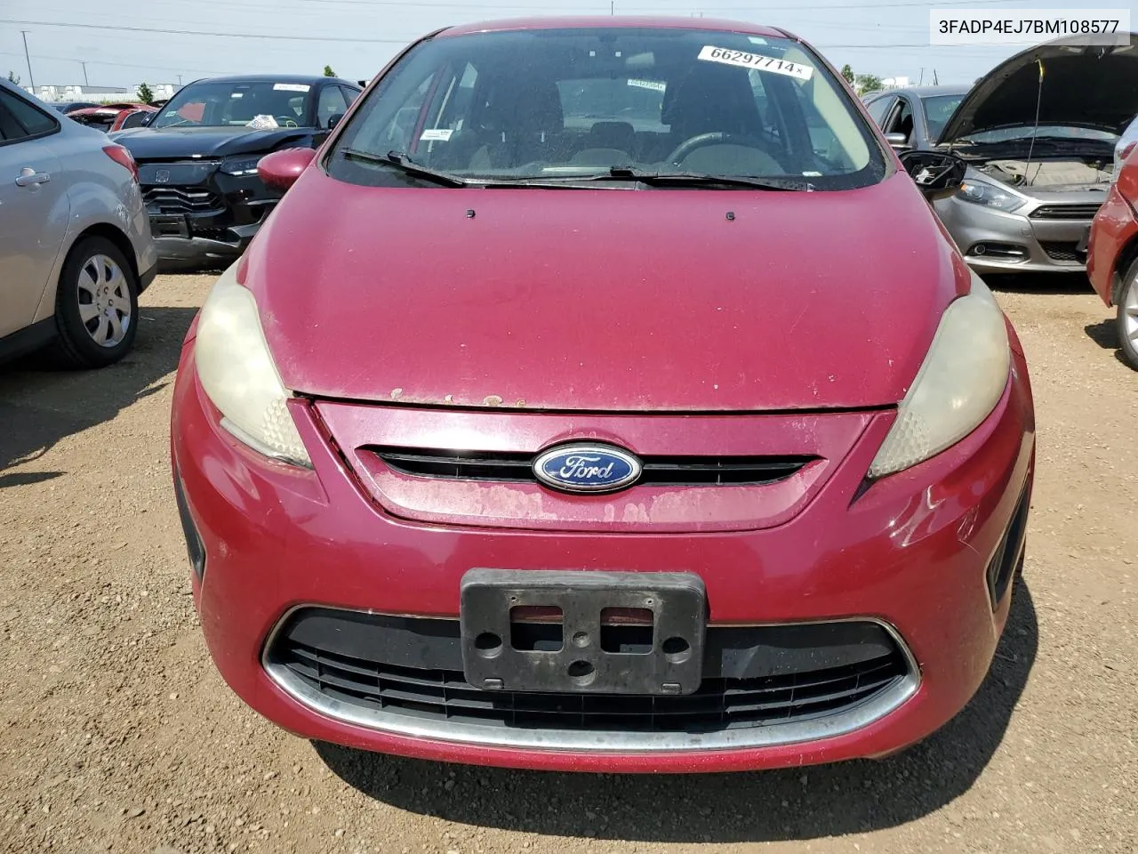 2011 Ford Fiesta Se VIN: 3FADP4EJ7BM108577 Lot: 66297714