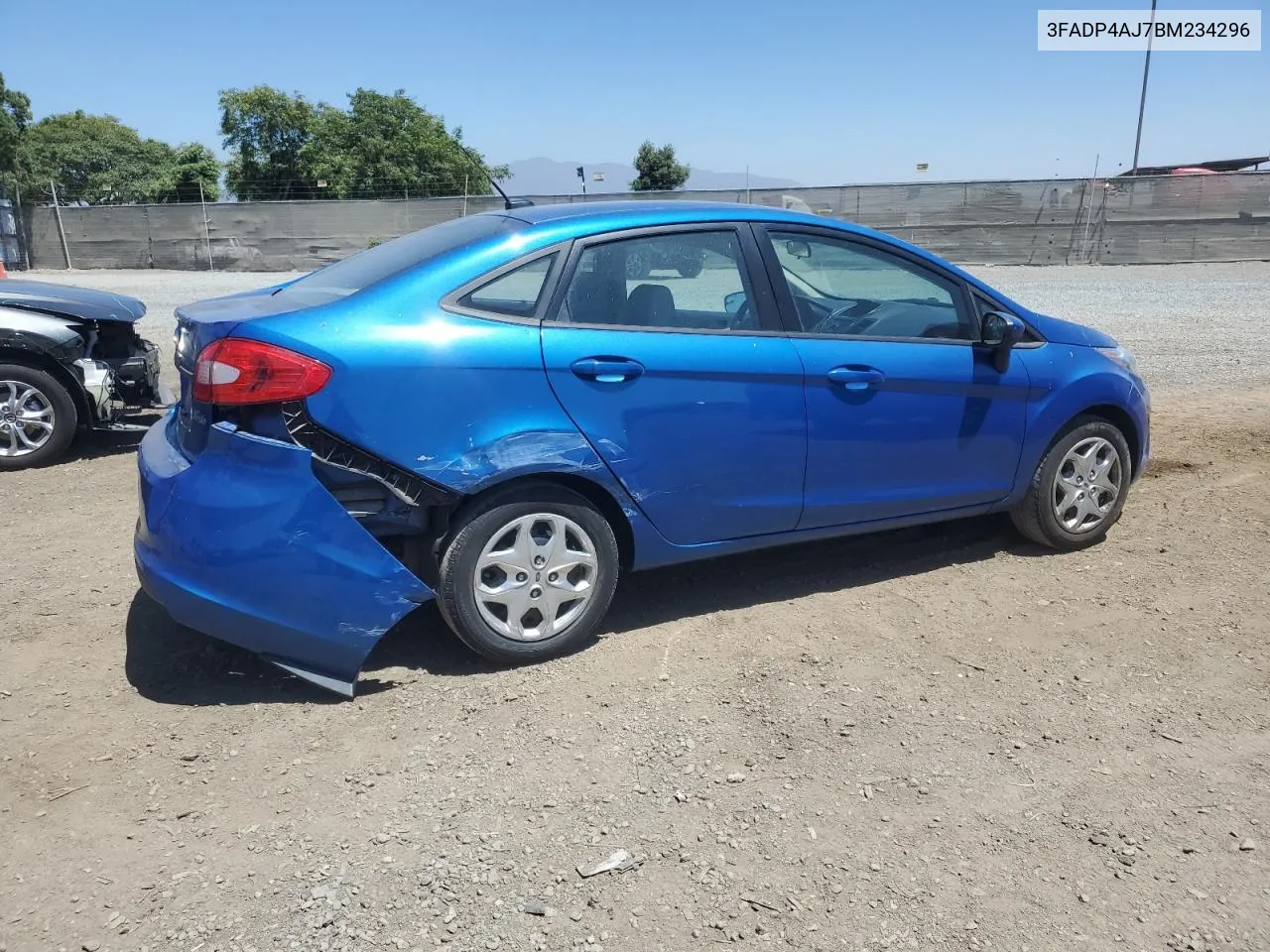 2011 Ford Fiesta S VIN: 3FADP4AJ7BM234296 Lot: 67424034