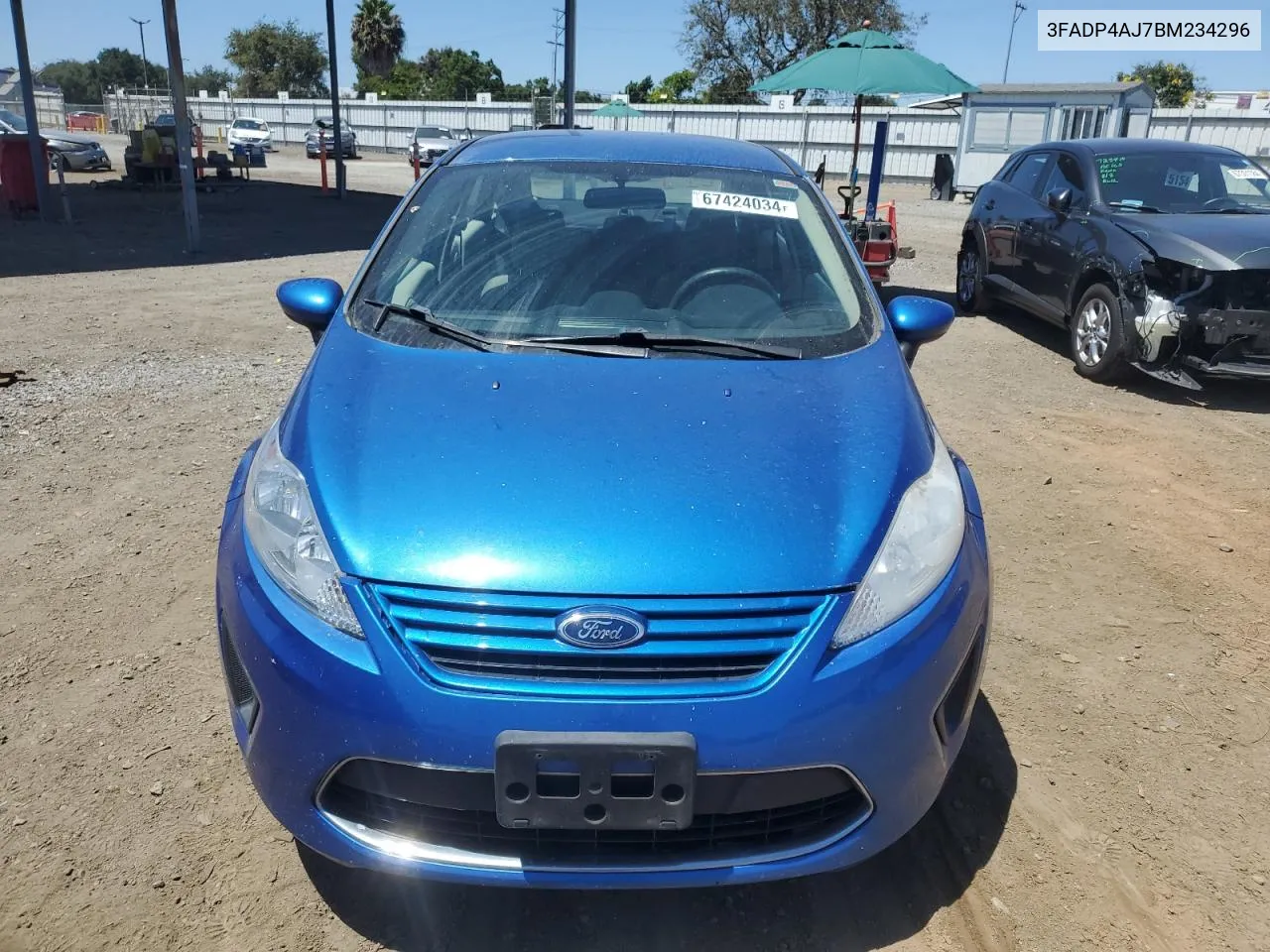 2011 Ford Fiesta S VIN: 3FADP4AJ7BM234296 Lot: 67424034