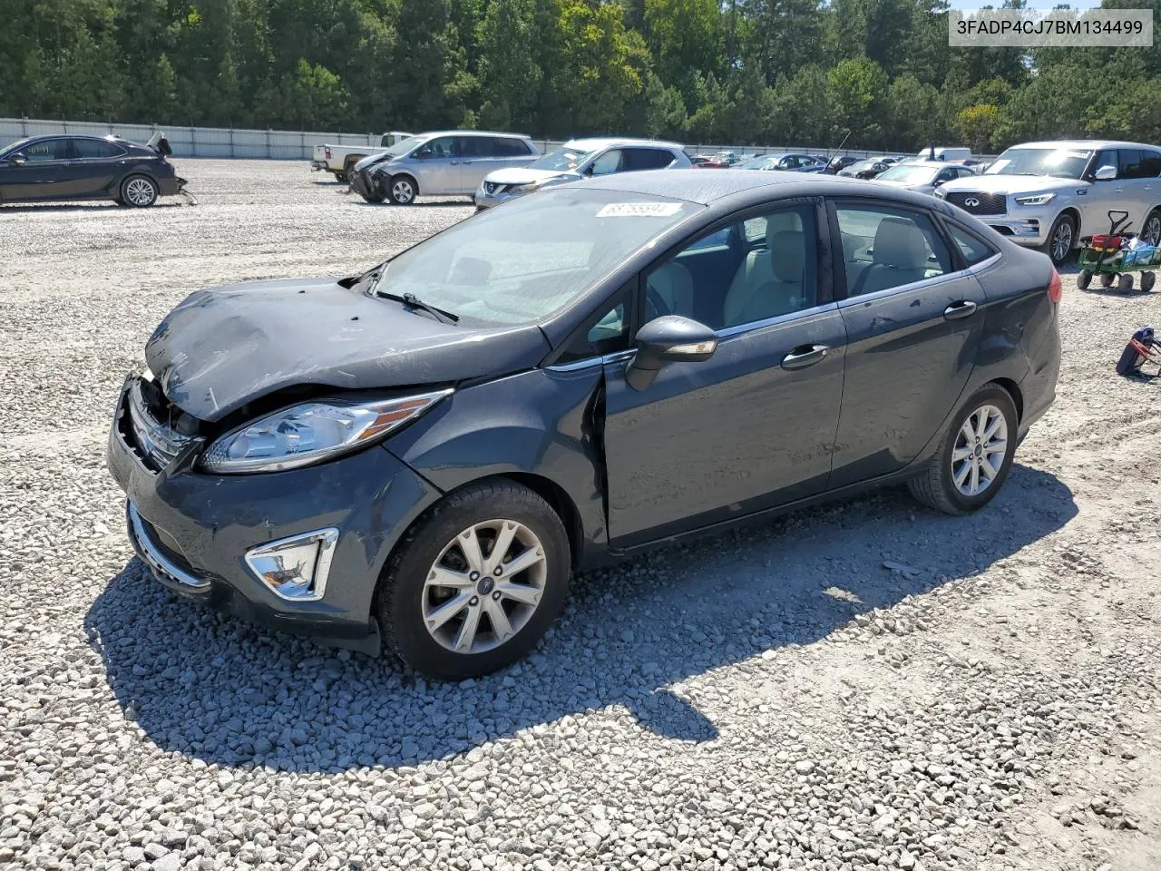 2011 Ford Fiesta Sel VIN: 3FADP4CJ7BM134499 Lot: 68755594