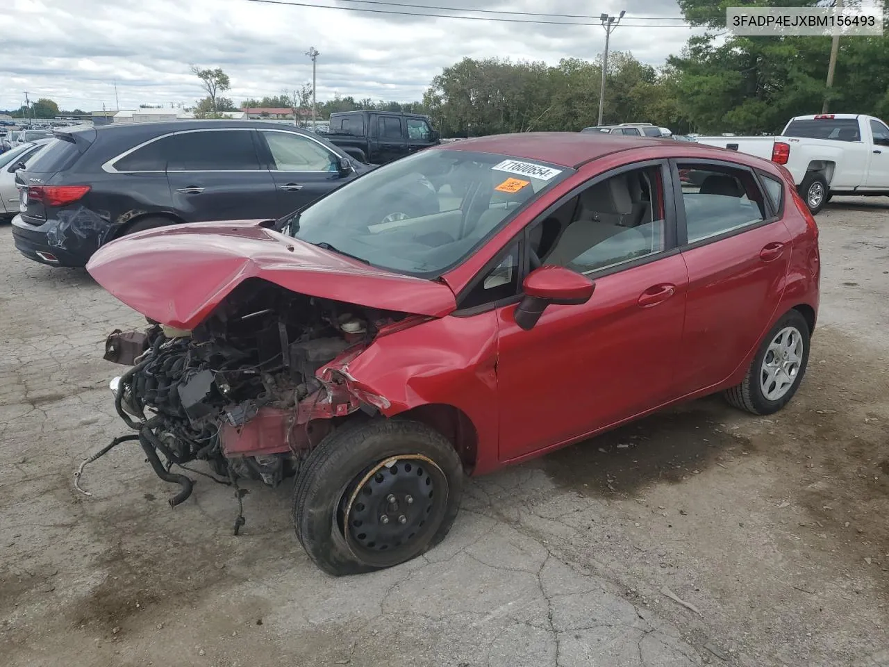 2011 Ford Fiesta Se VIN: 3FADP4EJXBM156493 Lot: 71600654