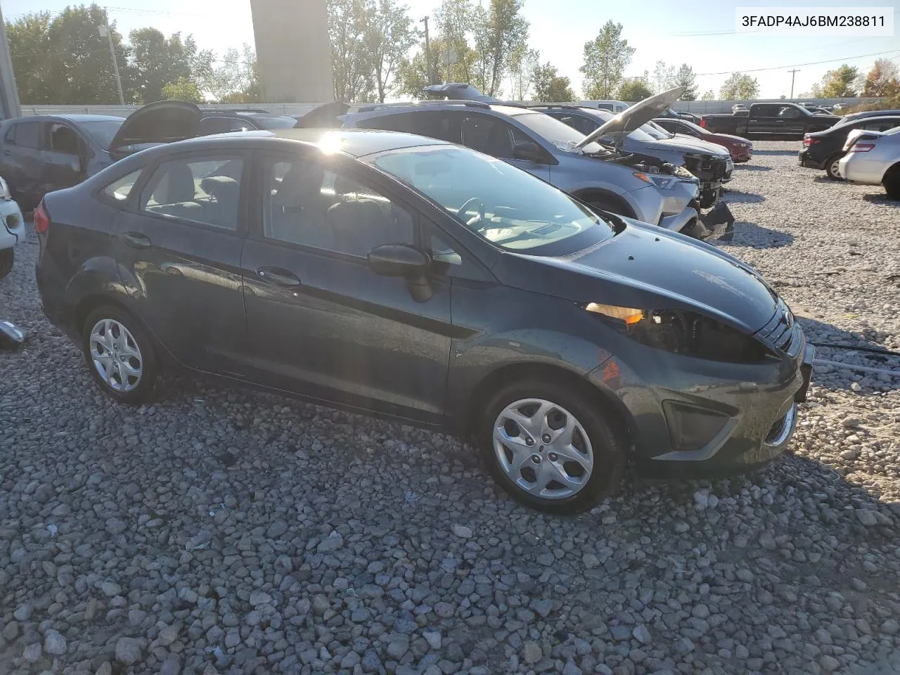 2011 Ford Fiesta S VIN: 3FADP4AJ6BM238811 Lot: 73160734