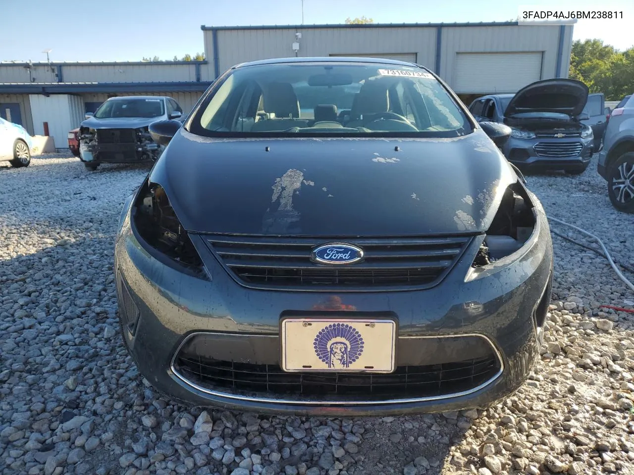 2011 Ford Fiesta S VIN: 3FADP4AJ6BM238811 Lot: 73160734