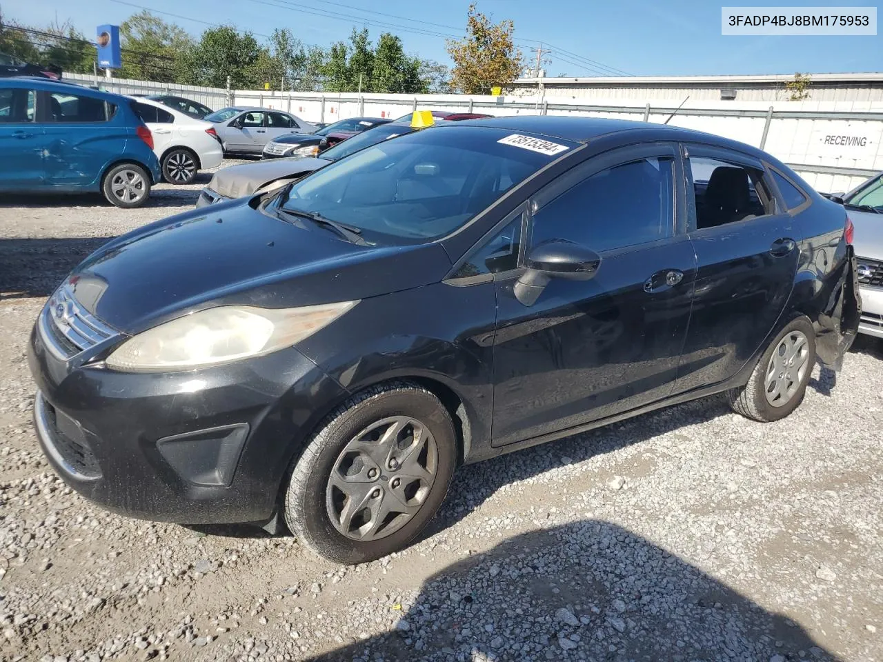 2011 Ford Fiesta Se VIN: 3FADP4BJ8BM175953 Lot: 73515394