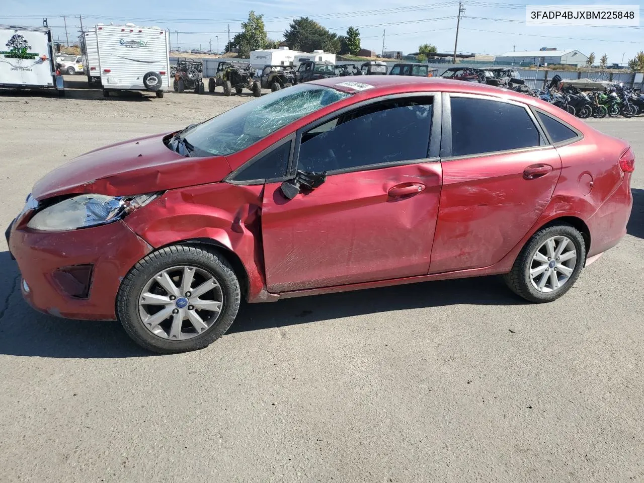 2011 Ford Fiesta Se VIN: 3FADP4BJXBM225848 Lot: 74129744