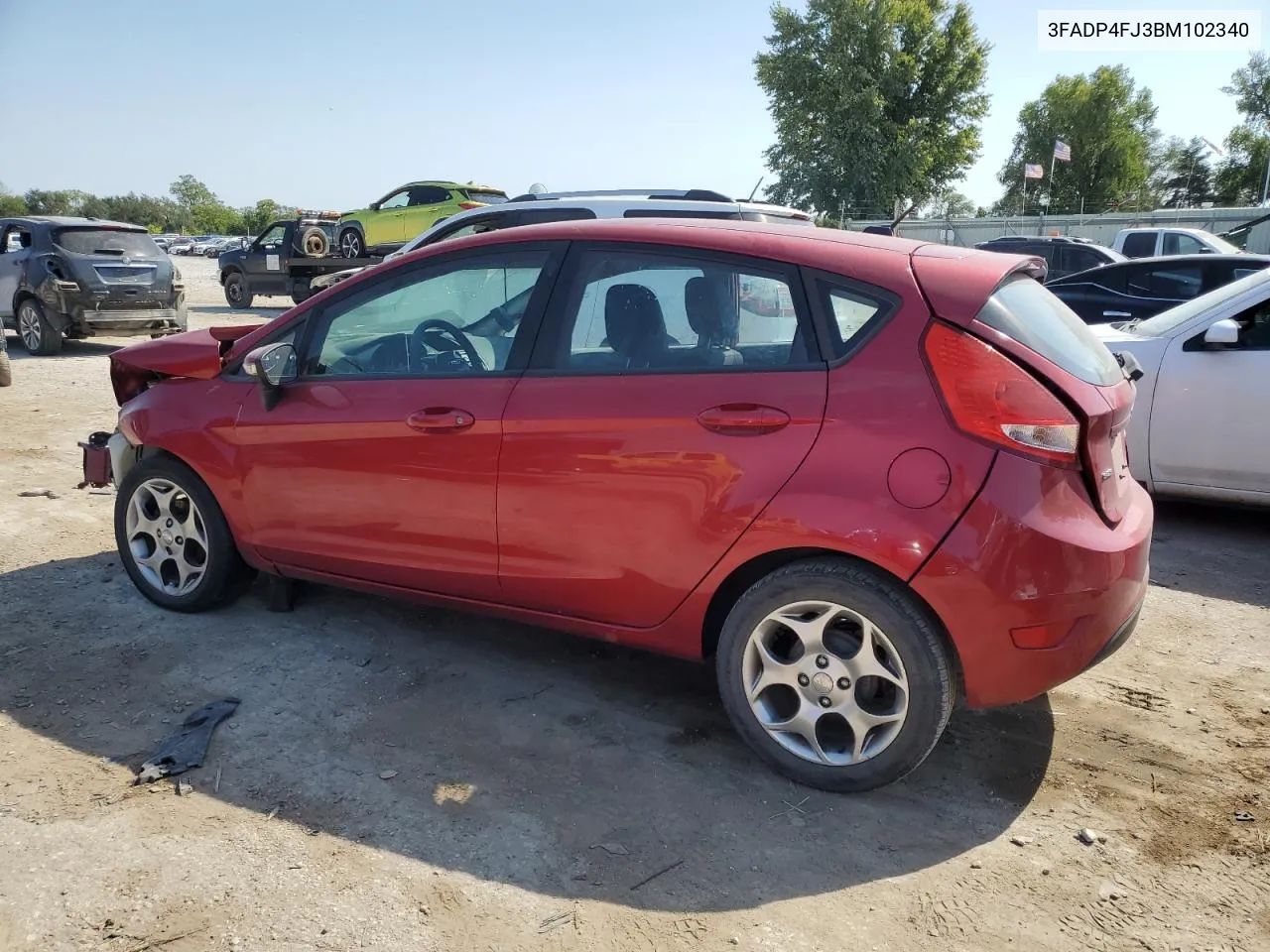 2011 Ford Fiesta Ses VIN: 3FADP4FJ3BM102340 Lot: 74143234