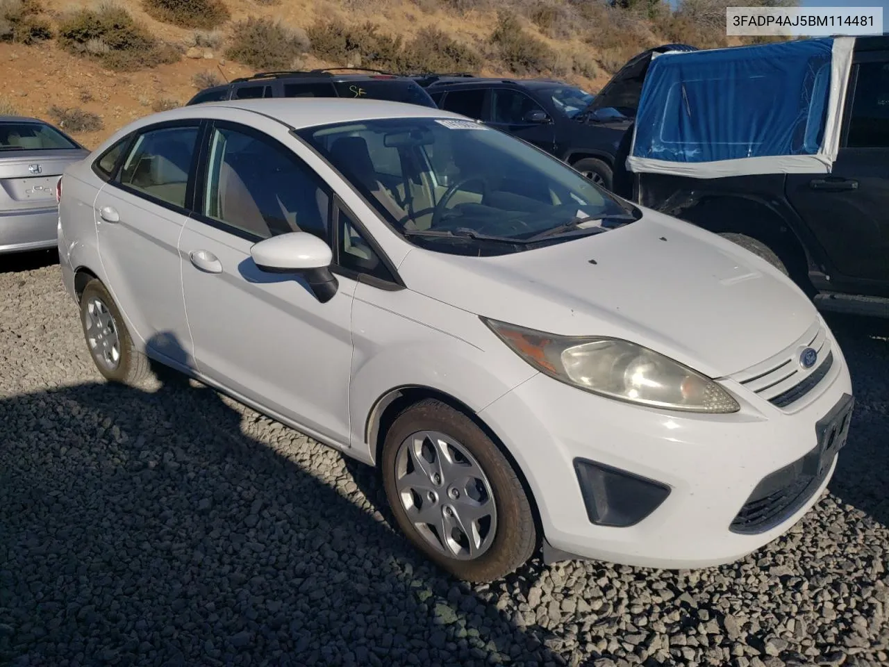 2011 Ford Fiesta S VIN: 3FADP4AJ5BM114481 Lot: 74160874