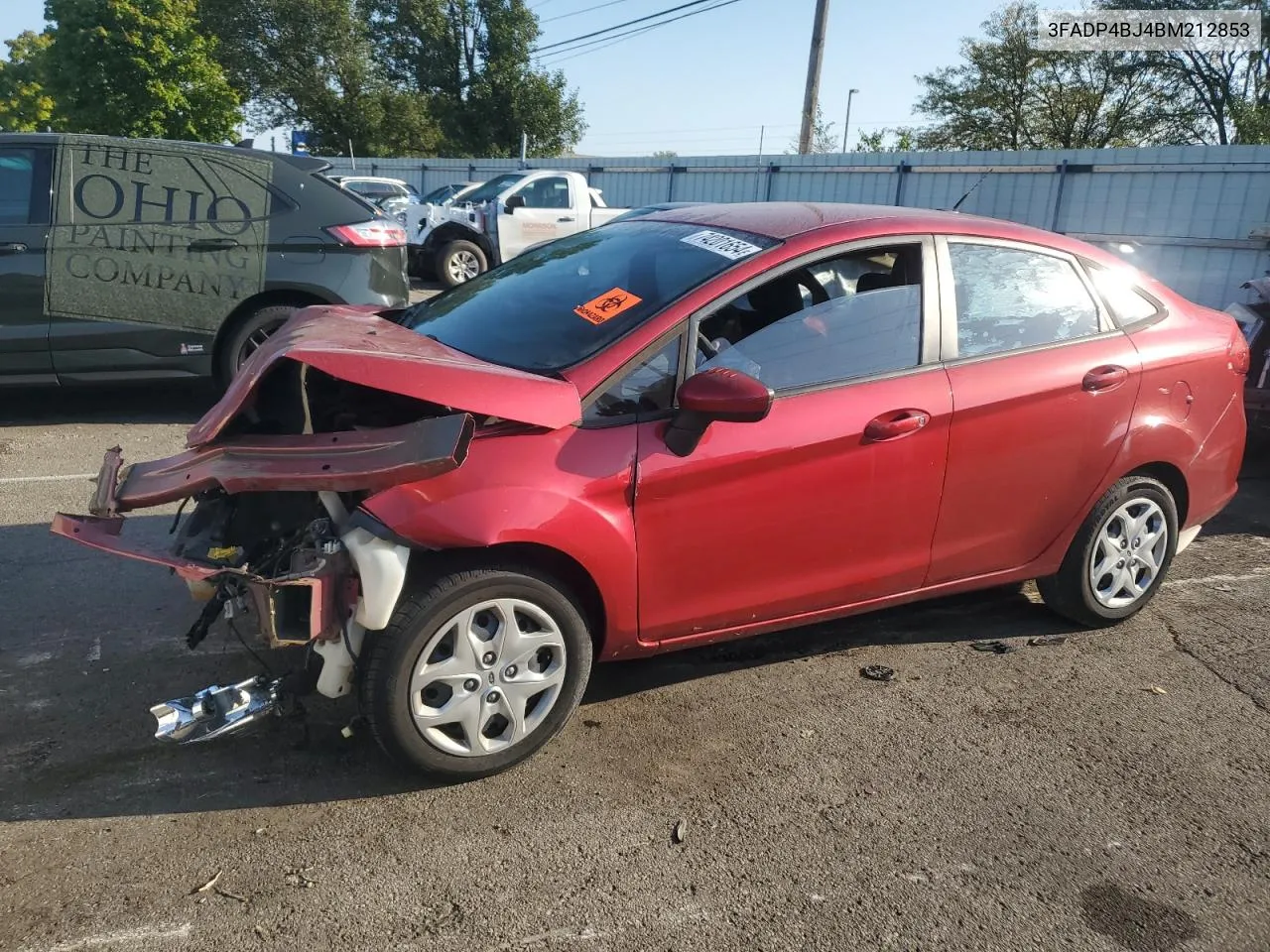 2011 Ford Fiesta Se VIN: 3FADP4BJ4BM212853 Lot: 74201654