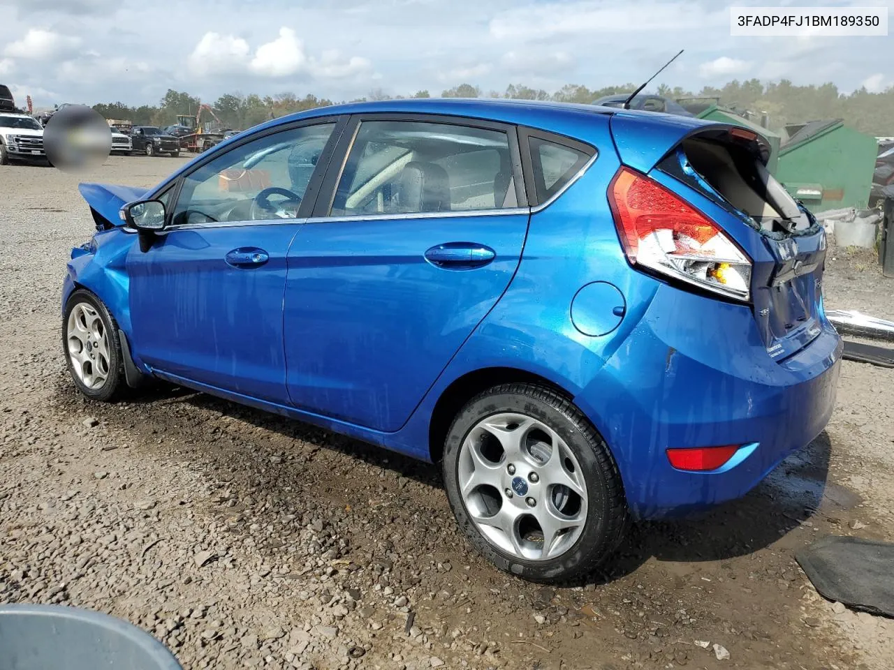 2011 Ford Fiesta Ses VIN: 3FADP4FJ1BM189350 Lot: 74497934