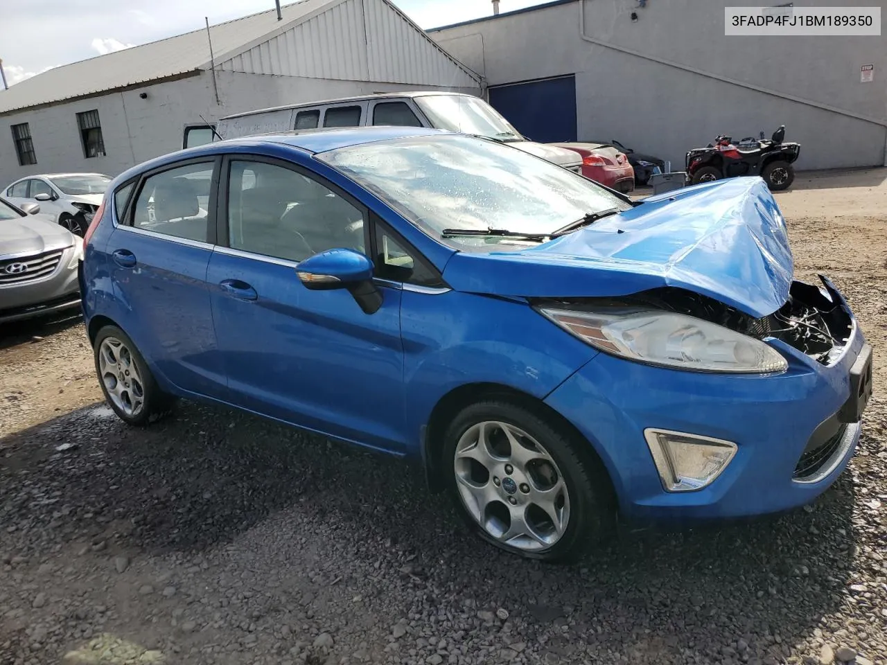 2011 Ford Fiesta Ses VIN: 3FADP4FJ1BM189350 Lot: 74497934