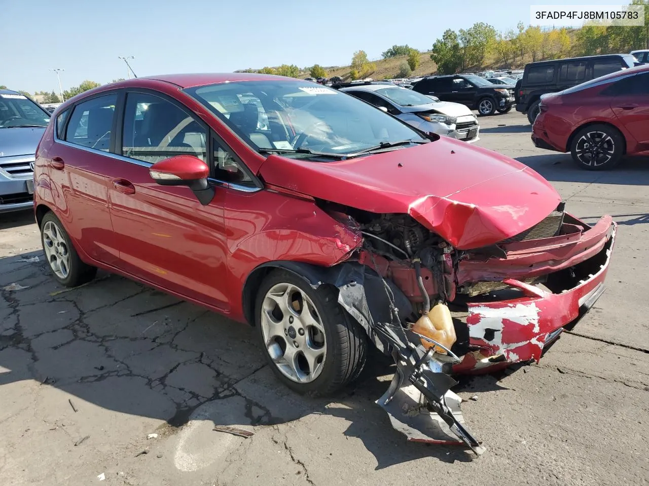 2011 Ford Fiesta Ses VIN: 3FADP4FJ8BM105783 Lot: 74933244