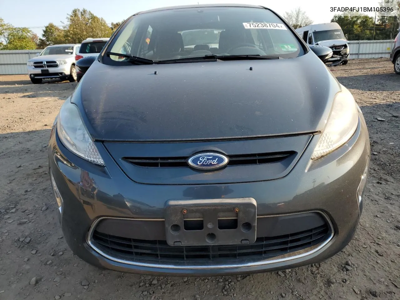 2011 Ford Fiesta Ses VIN: 3FADP4FJ1BM105396 Lot: 75238704