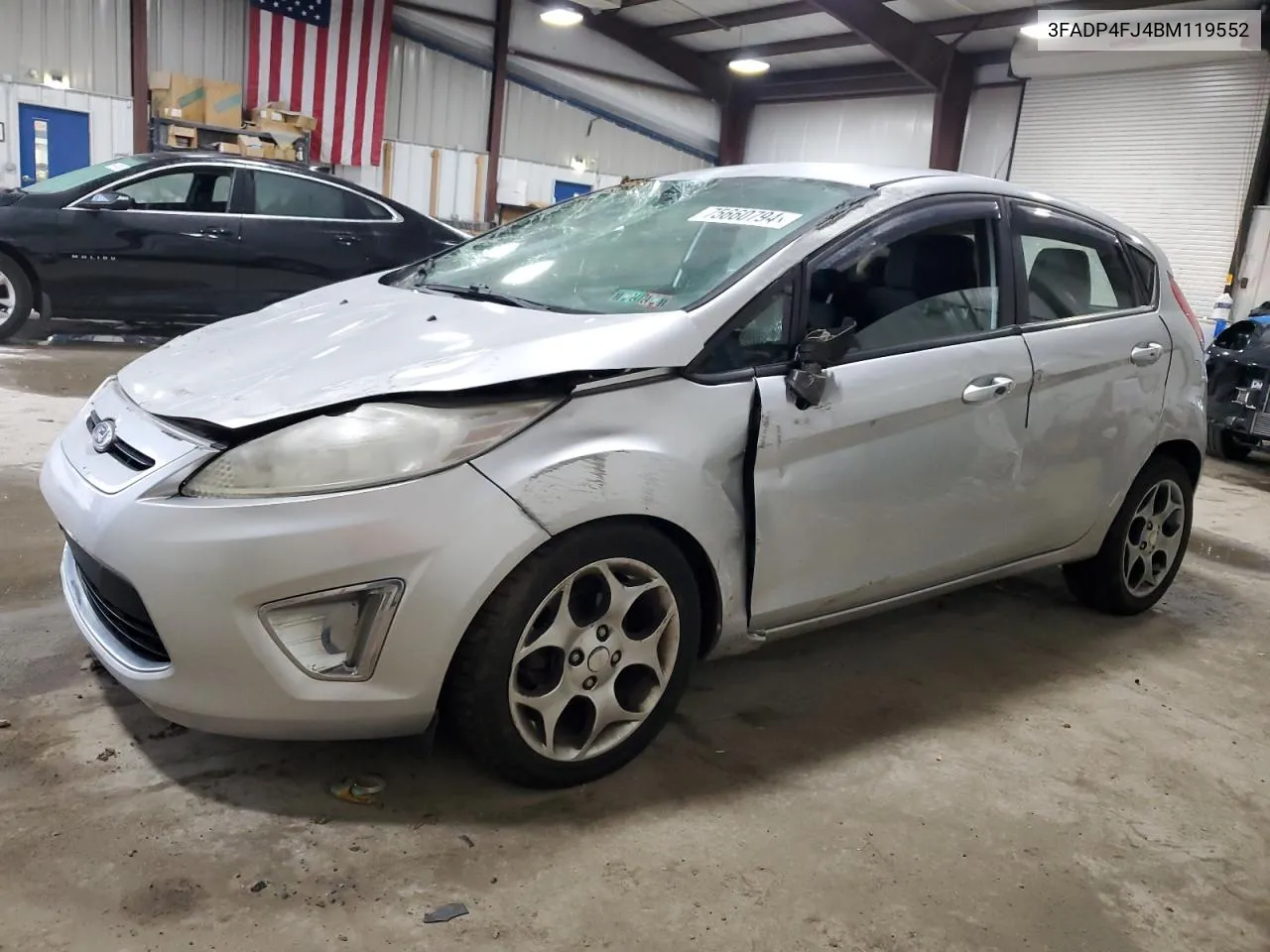 2011 Ford Fiesta Ses VIN: 3FADP4FJ4BM119552 Lot: 75660794