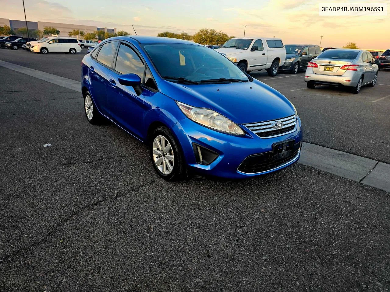 2011 Ford Fiesta Se VIN: 3FADP4BJ6BM196591 Lot: 75771144