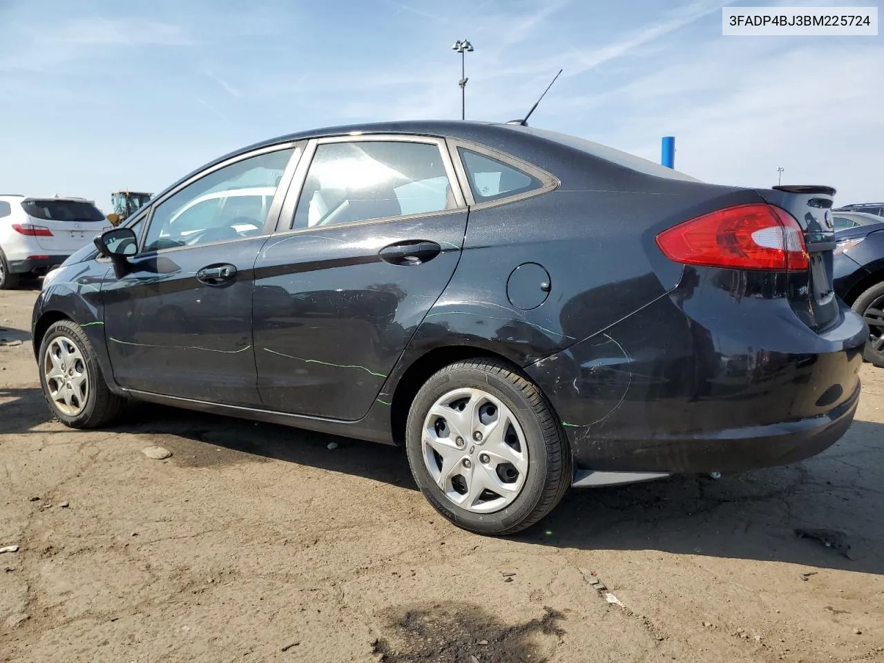 2011 Ford Fiesta Se VIN: 3FADP4BJ3BM225724 Lot: 75901114